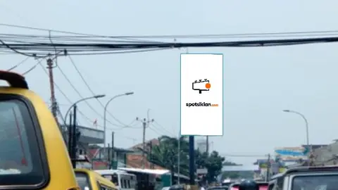 Billboard 5 × 10 m di Jl. Raya Raden Saleh-Karang Tengah (Arah dari CBD Ciledug menuju Puri Kembangan), Tangerang, Banten