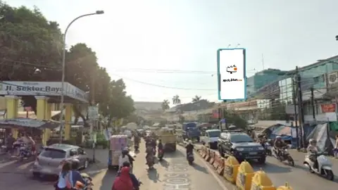 Billboard 10 × 5 m di Jl. HOS Cokroaminoto (Arah Cipulir Menuju CBD Ciledug), Tangerang, Banten