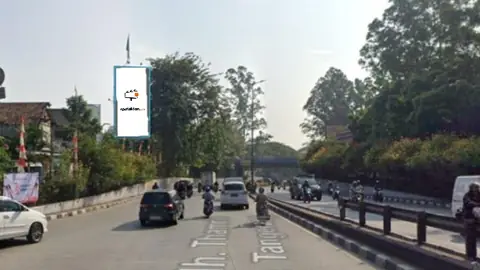 Billboard 5 × 10 m di Jl. MH. Thamrin (Arah Dari Kebun Nanas Menuju Tangcity), Tangerang, Banten