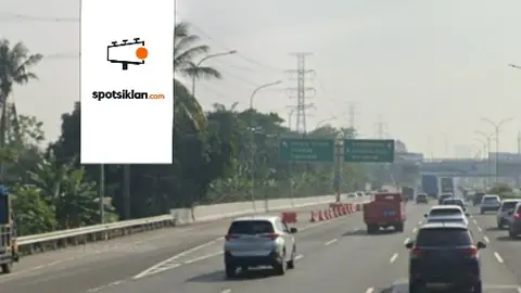 Billboard 6 × 12 m di Jl. Tol Jakarta Tangerang KM 11+100B (Dari Tangerang Menuju Jakarta Exit Tol Greenlake), Banten