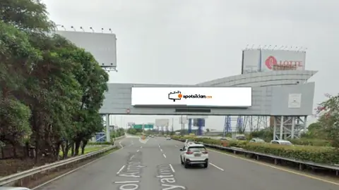 Billboard 25 × 4 m di Jl. Tol Sedyatmo (dari Jakarta menuju Airport), Tangerang, Banten