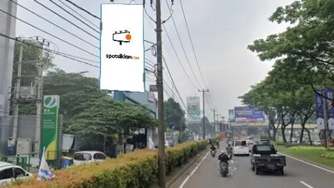 Billboard 5 × 10 m di Jl. Cilenggang Raya (BPJS Cilenggang), Tangerang Selatan, Banten