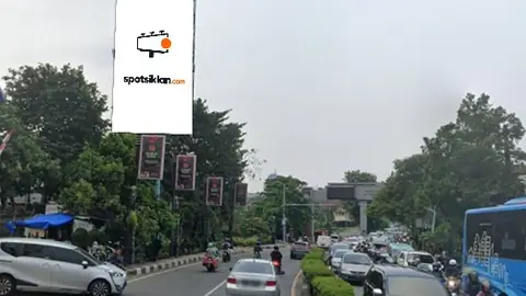 Billboard 5 × 10 m di Jl. Ir. H. Juanda (Plaza Ciputat Mas), Tangerang Selatan, Banten