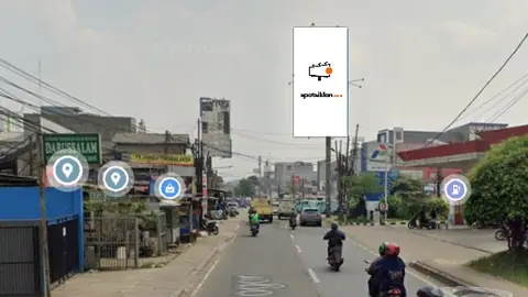 Billboard 10 × 5 m di Jl. Otto Iskandar Dinata Raya (Dari Pamulang menuju Pasar Ciputat), Tangerang Selatan, Banten