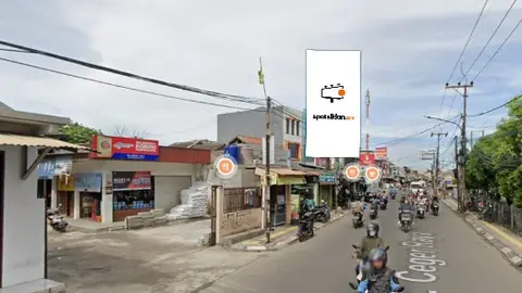 Billboard 5 × 10 m di Jl. Ceger Raya (dari arah Qodam menuju Pasar Cegar), Tangerang Selatan, Banten