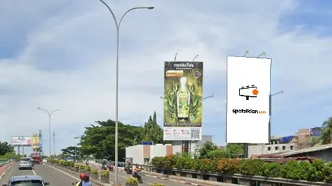Billboard 5 × 10 m di Jl. Raya Boulevard Bintaro (dari arah Giant menuju Graha Raya Bintaro), Tangerang Selatan, Banten