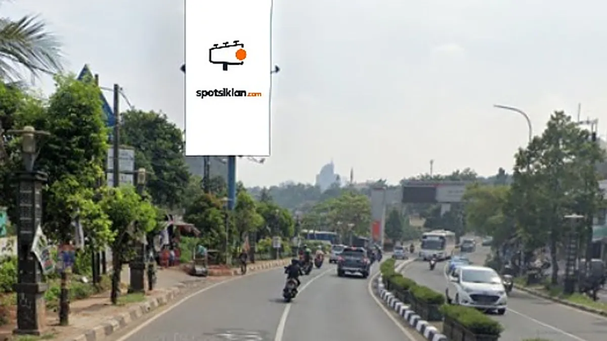 Billboard 5 × 10 m di Jl. Ir. H. Juanda (dari arah Ciputat menuju Bulus/ Jakarta), Tangerang Selatan, Banten