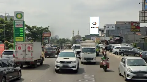 Billboard 6 × 12 m di Jl. Raya Rawa Buntu (dari arah Rawa Buntu menuju perempatan Eka Hospital), Tangerang Selatan, Banten