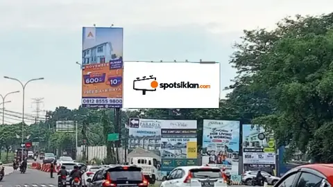 Billboard 5 × 10 m di Jl. Ciater Bar. (Dari Stasiun Rawa Buntu Menuju Taman Kota 2), Tangerang Selatan, Banten