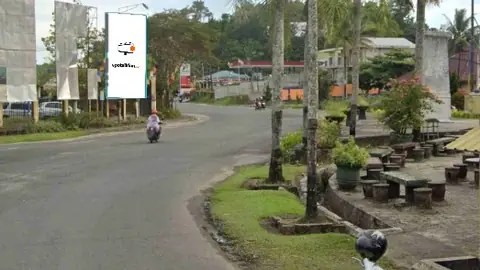 Baliho 4 × 6 m di Jl. Halmahera (Simpang Taman Oval Ladang), Tarakan, Kalimantan Utara
