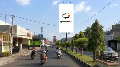 Billboard 5 × 10 m di Jl. HZ Mustofa Menuju Asia Mall (2 Muka), Tasikmalaya, Jawa Barat