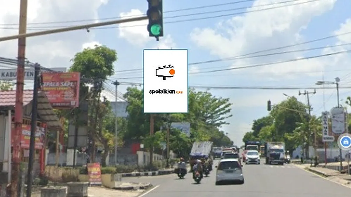 Baliho 6 × 4 m di Jl. Diponegoro (Area Pasar Pokoh), Wonogiri (unit 1), Jawa Tengah
