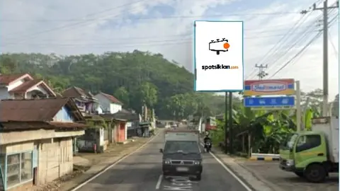 Baliho 4 × 6 m di Jl. Sepuran-Kepil (Dari Arah Pertigaan Simpang Silento), Wonosobo, Jawa Tengah