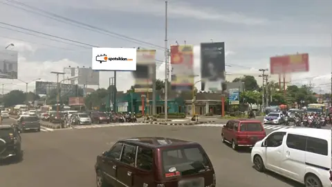 Billboard 5 × 10 m di Jl. Raya Ringroad Utara (Perempatan Kentungan), Yogyakarta, DI Yogyakarta