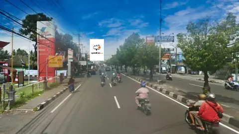 Billboard 4 × 6 m di Jl. Solo - depan Koramil Depok, Yogyakarta, DI Yogyakarta