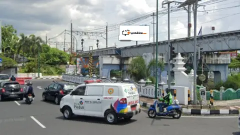 Billboard 4 × 8 m di Jl. Abu Bakar Ali (Arah Masuk Malioboro), Yogyakarta (unit 2), DI Yogyakarta