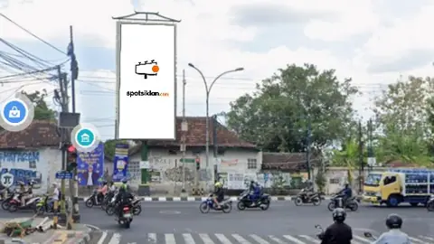 Billboard 8 × 4 m di Jl. Kusumanegara (Pertigaan TMP), Yogyakarta, DI Yogyakarta