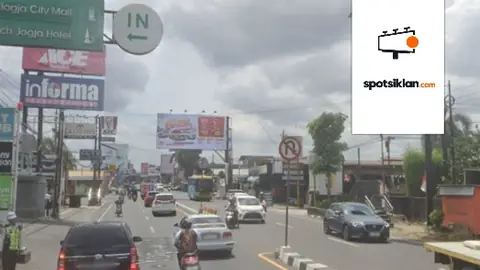 Baliho 6 × 4 m di Jl. Magelang (Menuju Indogrosir Wholesaler), Yogyakarta, DI Yogyakarta